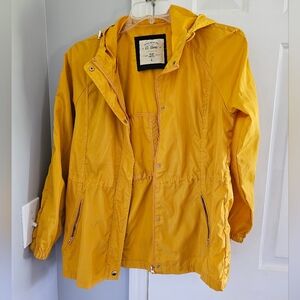 Ci Sono Lightweight Hooded Yellow Jacket